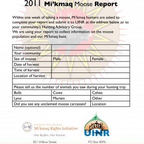 Importance of Moose Harvester Reporting Importance of Moose Harvester Reporting
