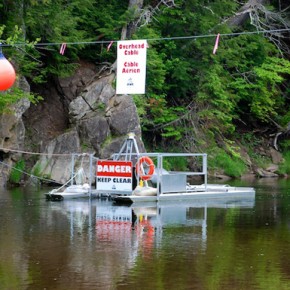 UINR's smolt wheel is back in Middle River UINR's smolt wheel is back in Middle River
